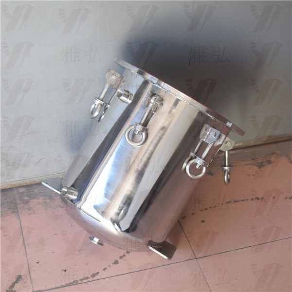 不銹鋼法蘭式壓力桶側面